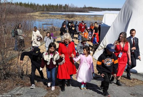 The Duchess of Cornwall visits Kaw Tay Whee School, Yellowknife, Canada, 19.05.2022