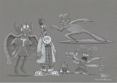 xombiedirge:  Muppet Comic Book Mashups by Roger Langridge