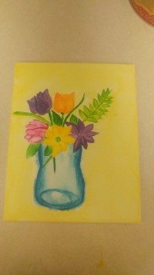 I know it’s very amateur work but I never knew watercolor painting