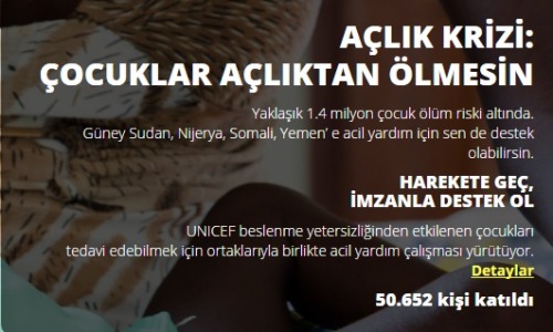 Şu mübarek Ramazan ayında yapabileceğin bir iyilik var!ÇOCUKLAR AÇLIKTAN ÖLMESİNYaklaşık 1.4 milyon 