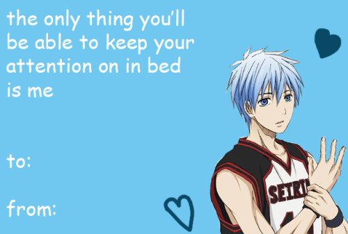 leonlimey:yamazakiz-deactivated20140714:a compilation of Kurobasu Valentine’s Day Cards I made to le