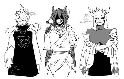 clothing swap with Three Pretty Similar Guys :)yaki chara so true