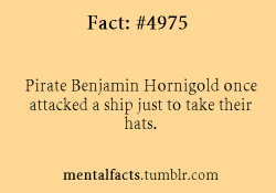 mentalfacts:  Fact#  4975:   Pirate Benjamin
