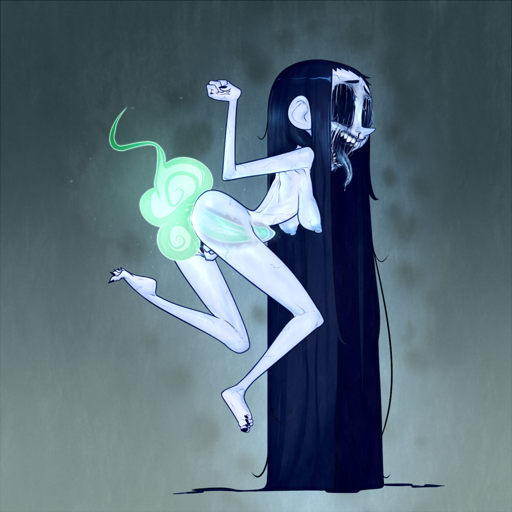 derekhetricknsfwart:Some ghost Yu boinking :3c