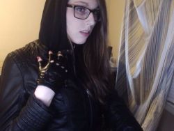 lil-uni:  I love this jacket and fingerless gloves make me feel like a badass