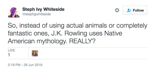 dailydot:Native Americans are not happy with J.K. Rowling’s new storyTwo days ago, author J.K. Rowli