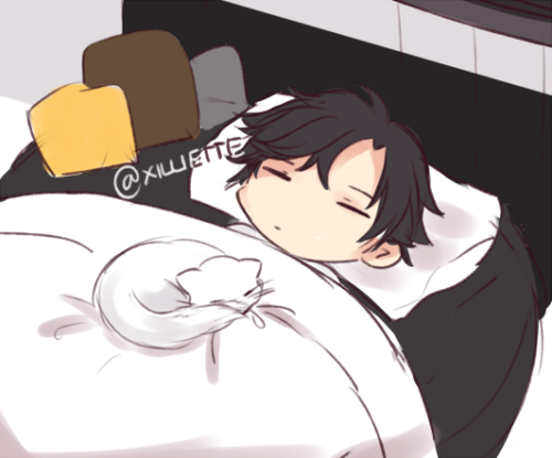 chikappi:A set of RFA sleeping doodles I did on my twitter~