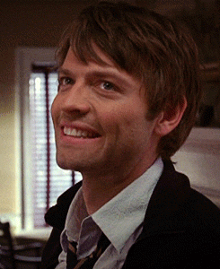 repimg:  Misha Collins #26  Every time I see this man I feel a flutter in my chest and my uterus explodes.
