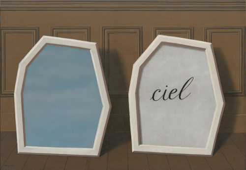 moma: René Magritte was born today in 1898. In this painting, and many others, he probes