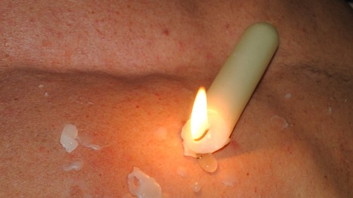 gymboas:These candles offer loads of options for fun. My dick had the first drops of hot wax and is waiting in anticipation.