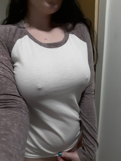 evillittleduck:I like this t-shirt better without a bra