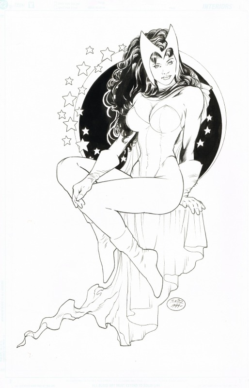 comicbookwomen:  comicbookwomen:Michael Bair Fave Queue Posts-Scarlet Witch 