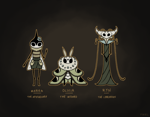 sometimes self care is drawing you and your friends as hollow knight npcs