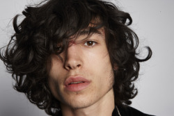 peachem:   slutties:  Ezra Miller continuously looking fine as hell  He needs to be stopped 