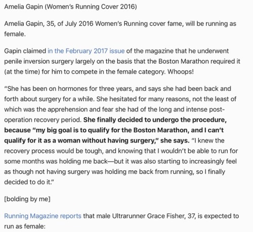 auntiewanda: star-of-wormwood: gender-critical-appspot: R.I.P Women’s records in Boston Marathon. 