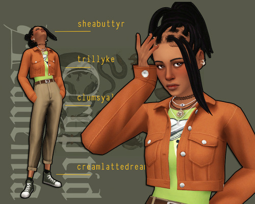 applesaucesims:the academia challenge by @pancakesimcryptid academia lookbook hair | jacket | ac