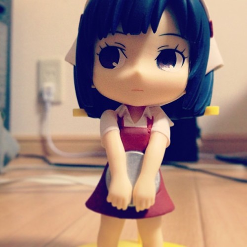 raissaonmars:My friend just gave me this cute figurine! It’s #aikanakamura from the #persona4anima