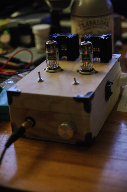 cassist:  Starving Student Millett Hybrid! Aside from the wire-hell that is the insides of this amp, I think this went pretty well. I only grabbed the soldering iron with my bare hands twice by accident. All jokes aside (although I really did grab it