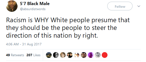black-to-the-bones: Racism is the reason. 