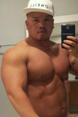 baymax410244099:  daddybexar:  Asian muscle gets me everytime.  欢迎加入熊先生bear，qq群号码：579094607 每天分享熊片/Gv 