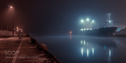 socialfoto:misty wismar harbor by nolte84 #SocialFoto
