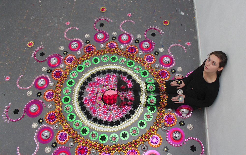 itscolossal:  New Ornate Kaleidoscopic Installations That Mimic Patterned Textiles