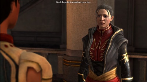 dalish-ious:Hawke: “Did you know someone used the authority of your name to instigate a crime agains