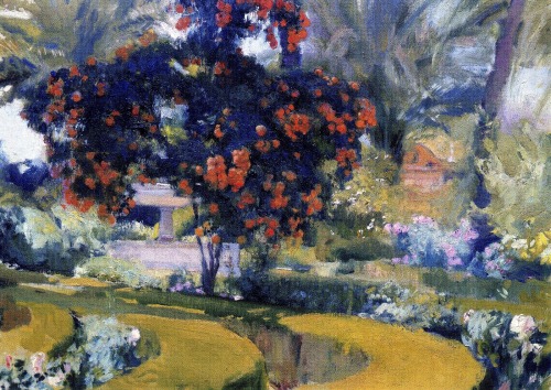 Seville&rsquo;s Alcazar Garden - Joaquin Sorolla i  Bastida  1918Spanish  1863-1923Oil on canvas - 5