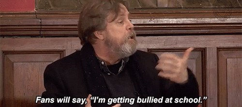 shutyourmoustache:reyton:Mark Hamill speaking to fans at Oxford Union. Y’all, I ain’t never seen a w