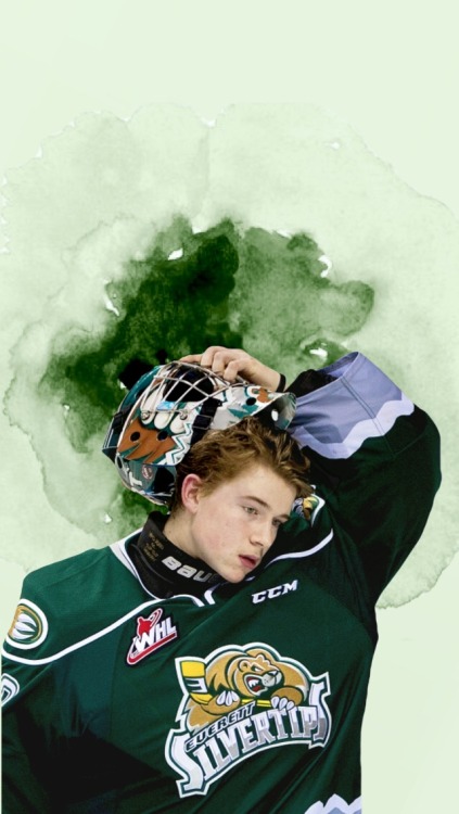 Carter Hart + watercolor  /requested by anonymous/