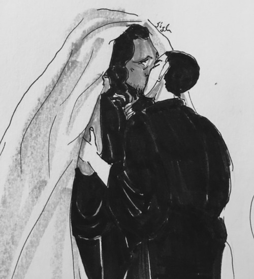 profgo:Inktober 10/12/17 - being married to Chirrut is an adventure