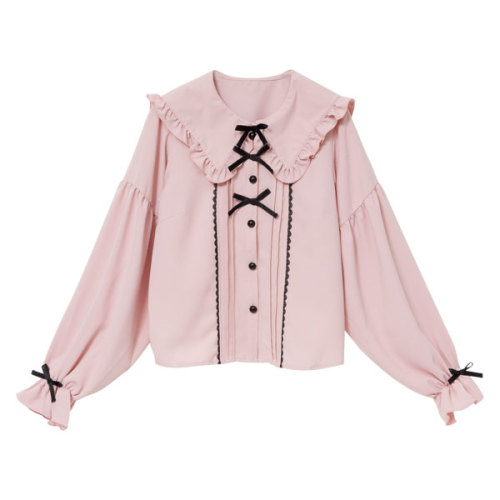 DearMyLove | Volume Sleeve Frill Blouse