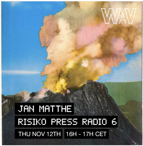 New episode, listen here: soundcloud.com/risikopress/risiko-press-radio-6-jan-matthe-121120