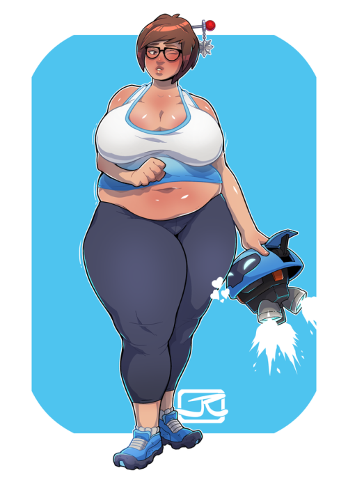 krimxonrage:  What’s better than Mei in casual wear?? Chubby Mei in casual wear???—20170318, Art © KrimxonRage 2017  Commission Info  Patreon  