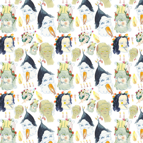 I made a few patterns inspired by traditions celebrated in the month of december. These will be prin