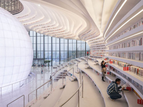 boredpanda:China Opens World’s Coolest Library With 1.2 Million Books, And Its Interior Will Take Yo