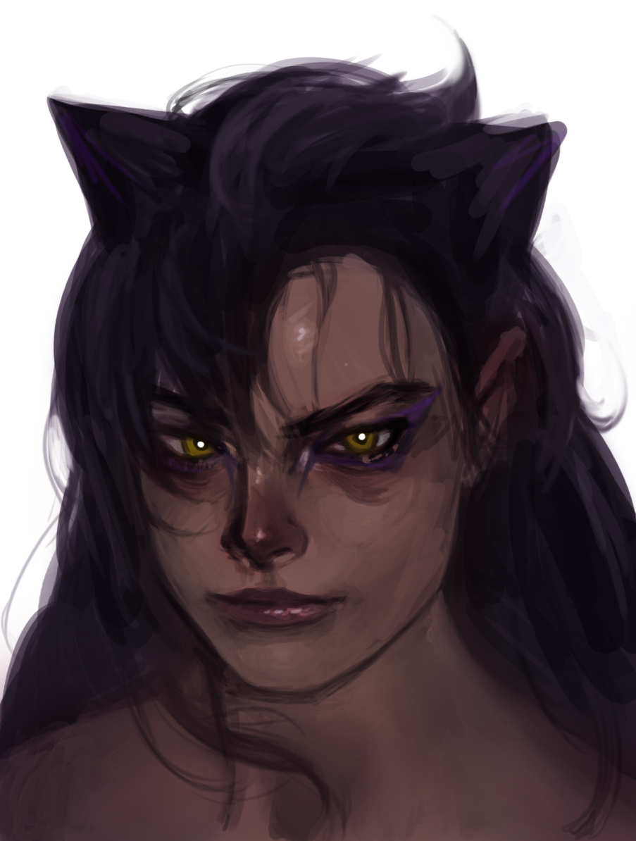 bonpyro:  I reused the Weiss sketch I did and added a Blake for medieval au