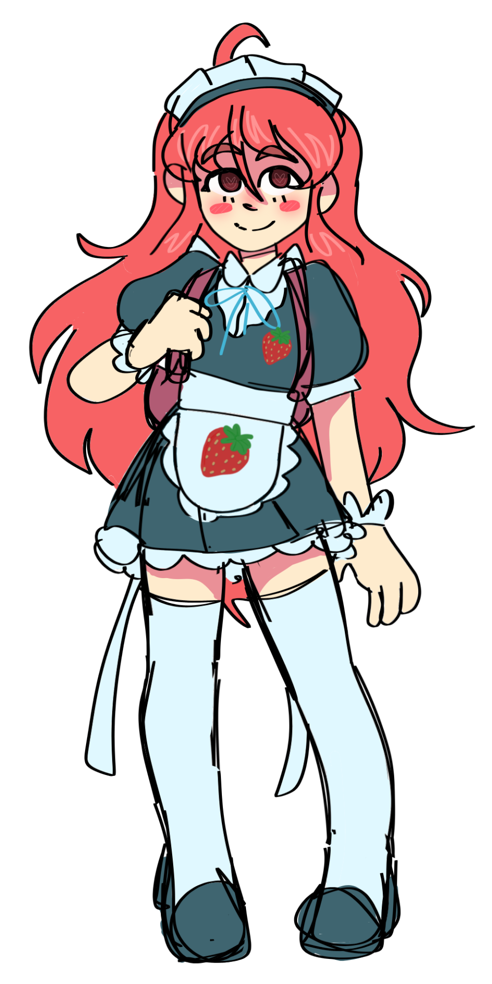 Hmmm. May We Have.... Madeline Celeste In A Maid Outfit? For The Trans Girls? Put Badeline In There Too