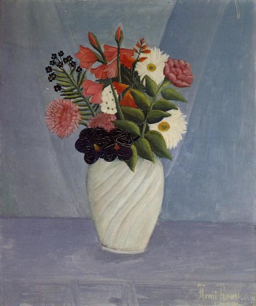 artist-rousseau: Bouquet of Flowers, 1910, Henri RousseauMedium: oil,canvas