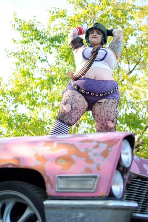 noelladeville:Tank Girl shoot!  Photos: Lumos Photography - HouseofLumos.com  Models: Noella DeVille