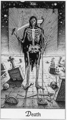  Various portrayals of Death in tarot. 