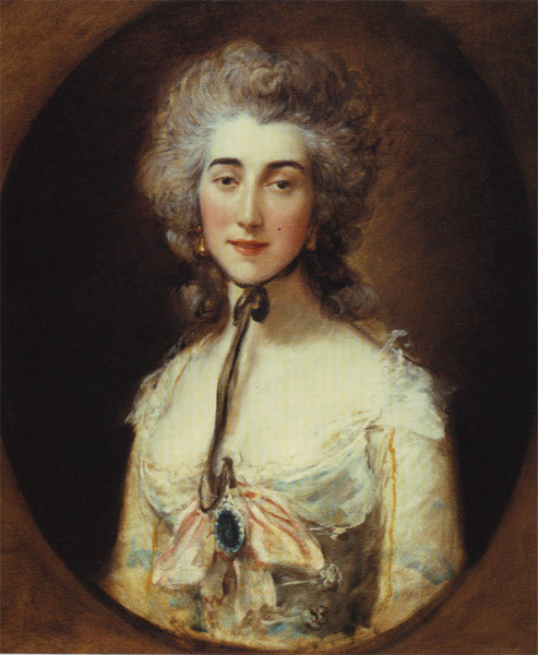 womeninarthistory:Portrait Grace Dalrymple Elliott, Thomas Gainsborough