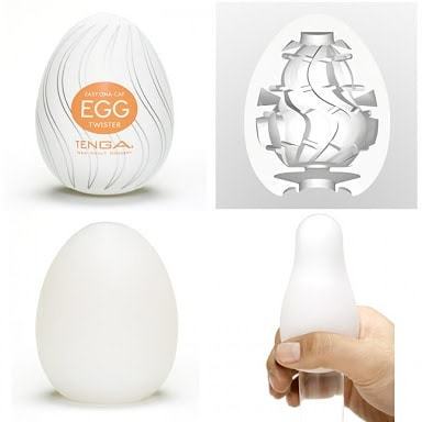 Este Egg possui múltiplas camadas onduladas que proporcionam uma sensação cont&