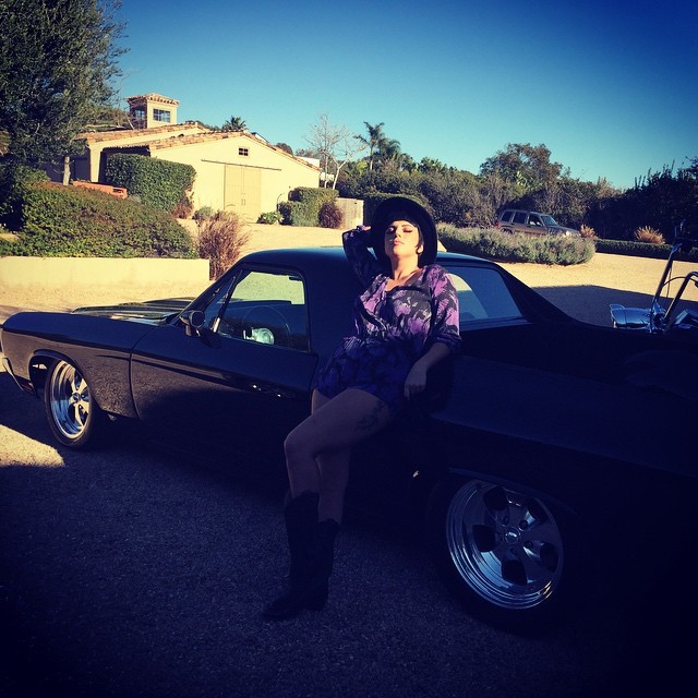  @ladygaga: Off to the studio in my new whip ⚡️ 