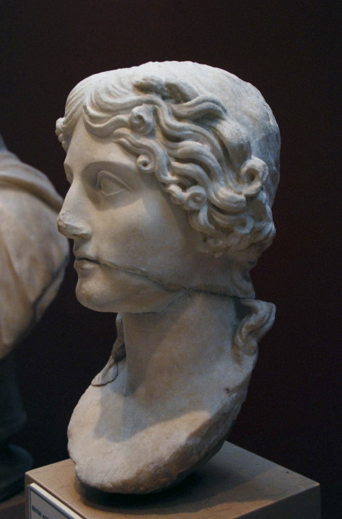myglyptothek:Portrait of Agrippina the Elder. From Pergamum. First half of I century AD. Marble. İst