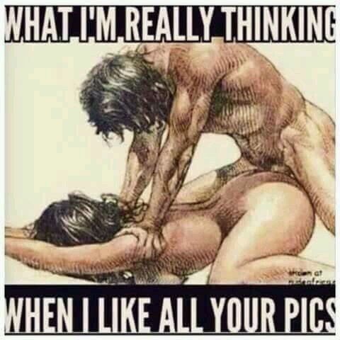 forhispleasures:I see you…. liking my pics. Yeah…. you