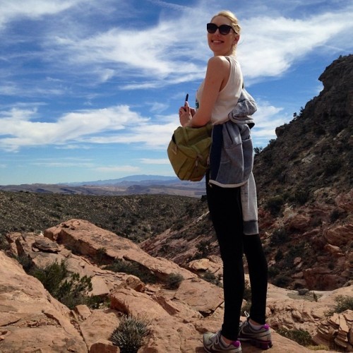 Hiking last weekend. Http://worshiprene.com #redrock #princessrene #hiking #nature #vegas