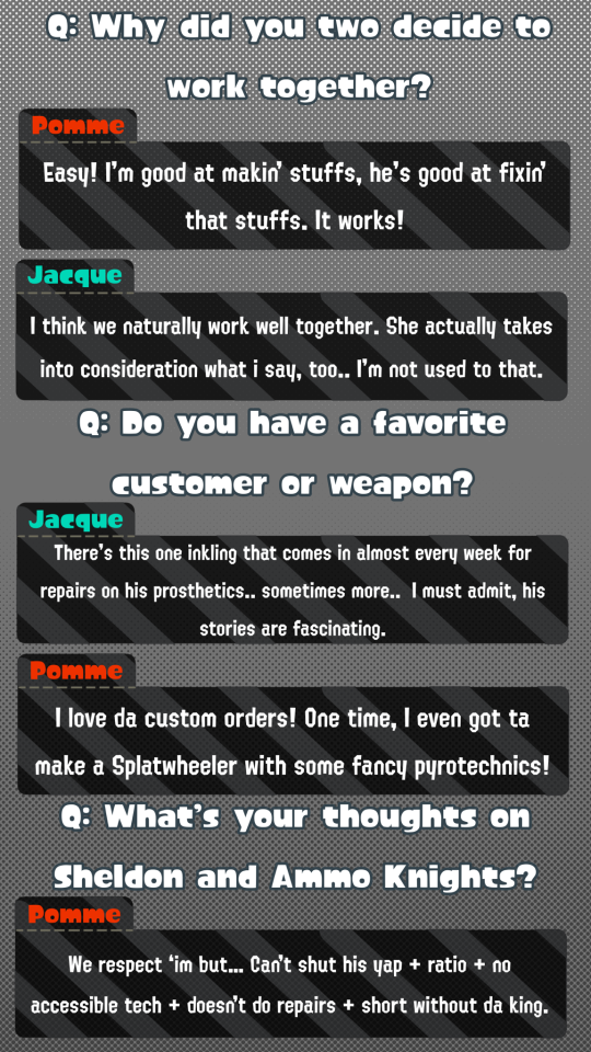 Introducing Shopkeepers Pomme And Jacque, As Well As Their Accessibility Establishment Comin In Crutch!