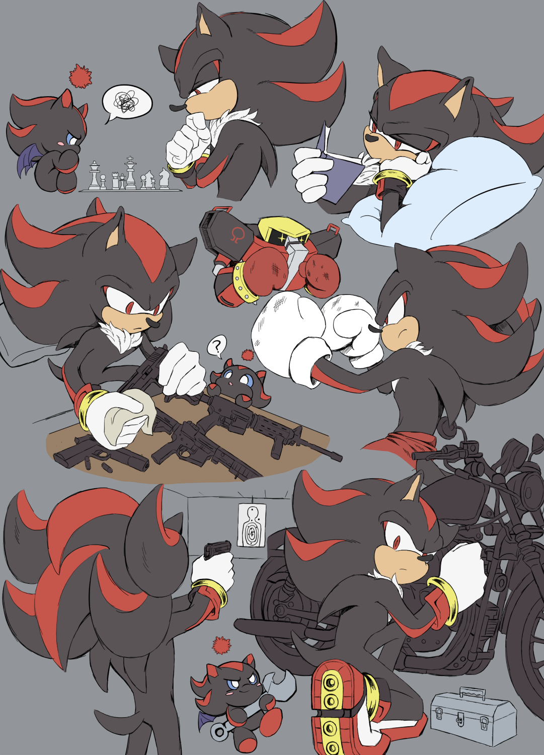 Sonic & Shadow by Doky