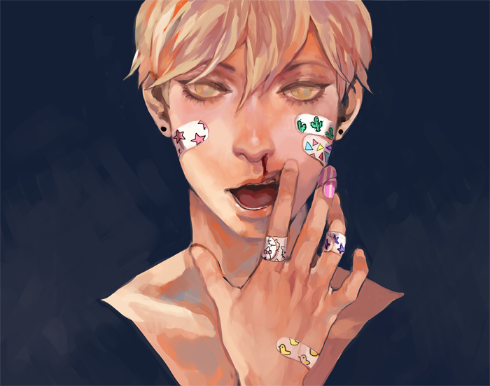 kelpls:it hurts a little less when you use the cute bandaids
